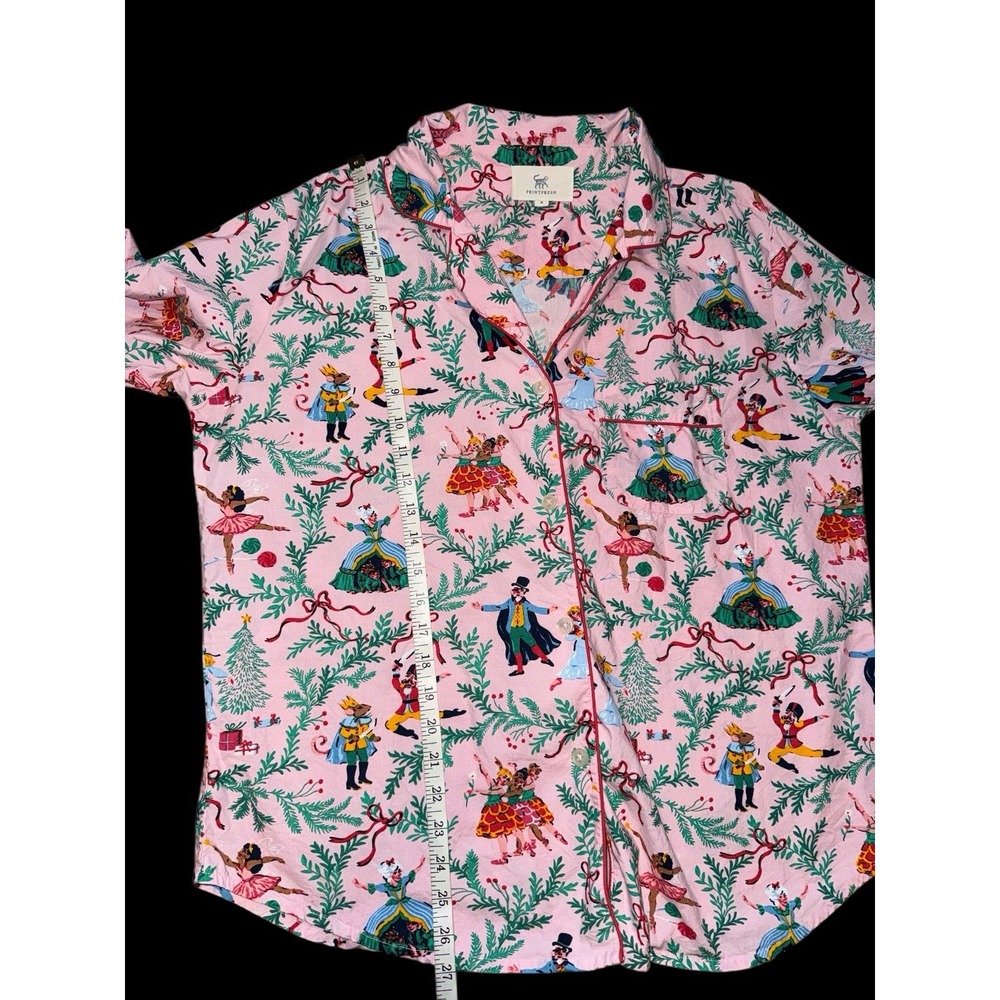 Printfresh Pink Patterned Pajama Top - image 5